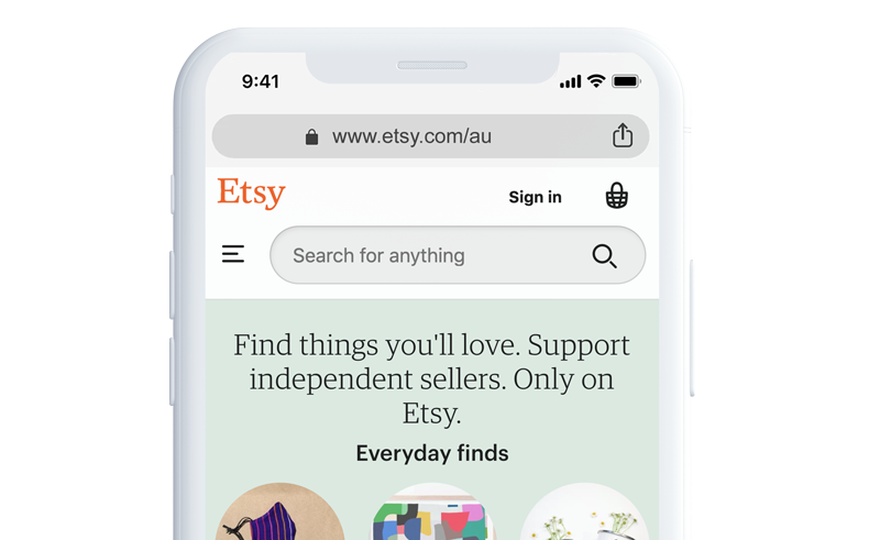 Top Online Marketplaces - Etsy website