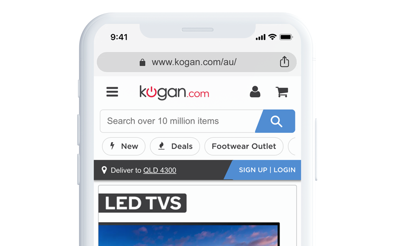 Top Online Marketplaces - Kogan.com website