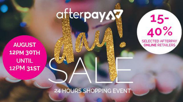 Afterpay Day Online Sales Event Banner