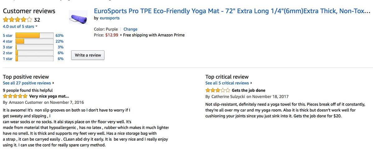 Amazon Reviews