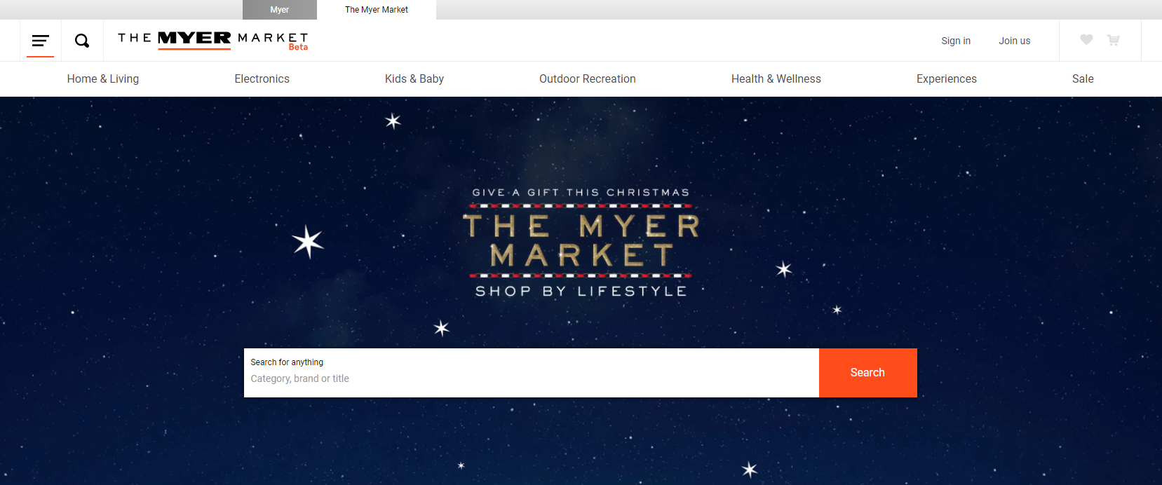 Myer Online Marketplace