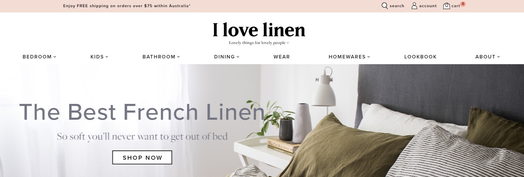 I Love Lined Website Banner and Account I Love Lined Website Banner and Account