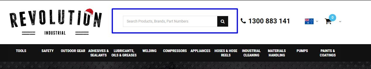 Clear, well-designed search field Clear, well-designed search field
