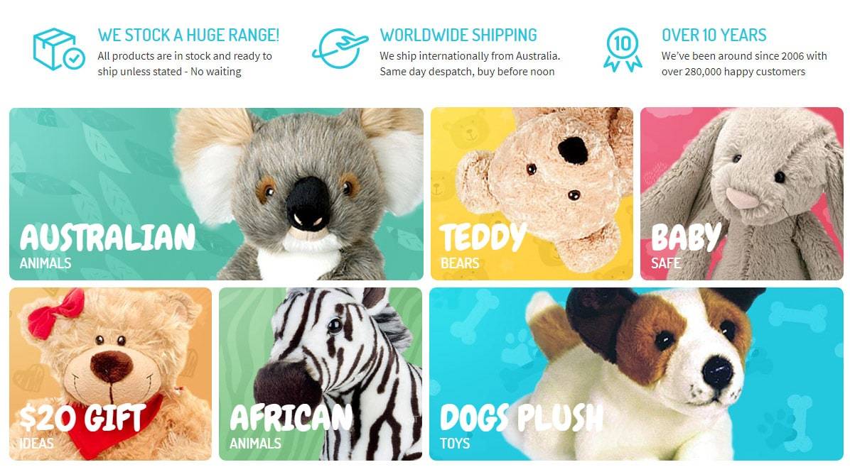 Australia's Leading Stuffed Animal Toy Store