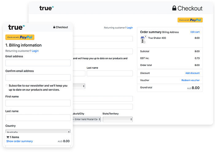 Improve conversion rates at checkout
