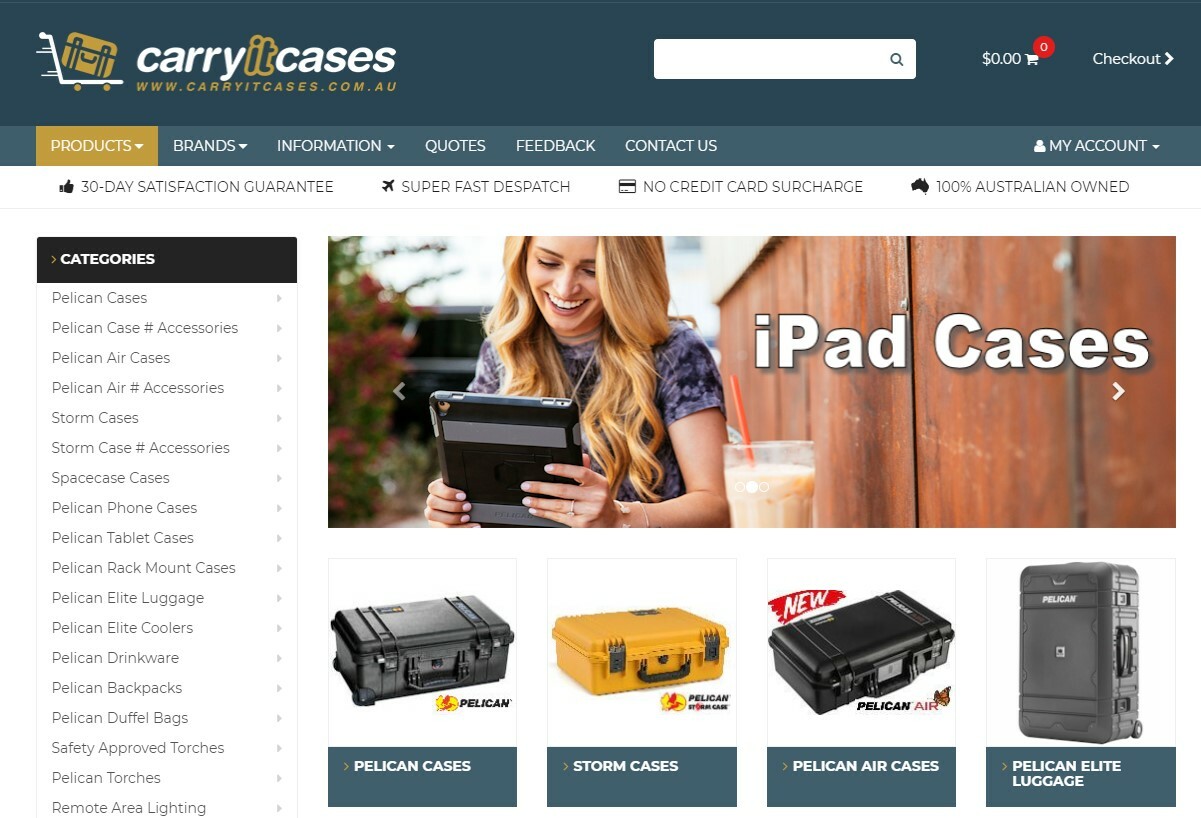 Carry it cases homepage