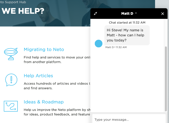 Live Chat Interface Live Chat Interface
