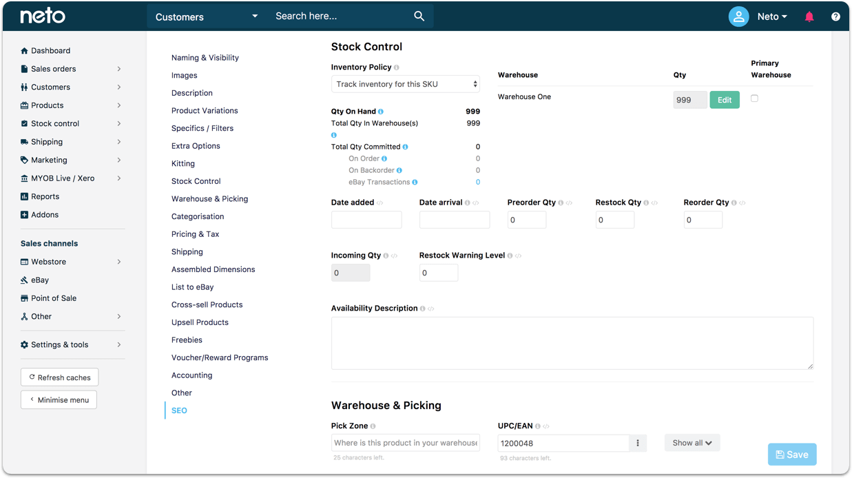 Image for Streamlined Stock Adjustment Creation