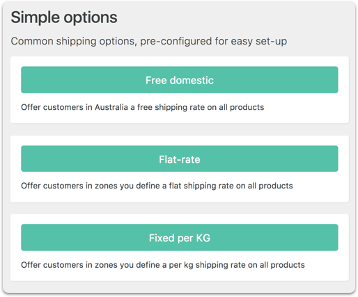 Image for Simple Shipping Options