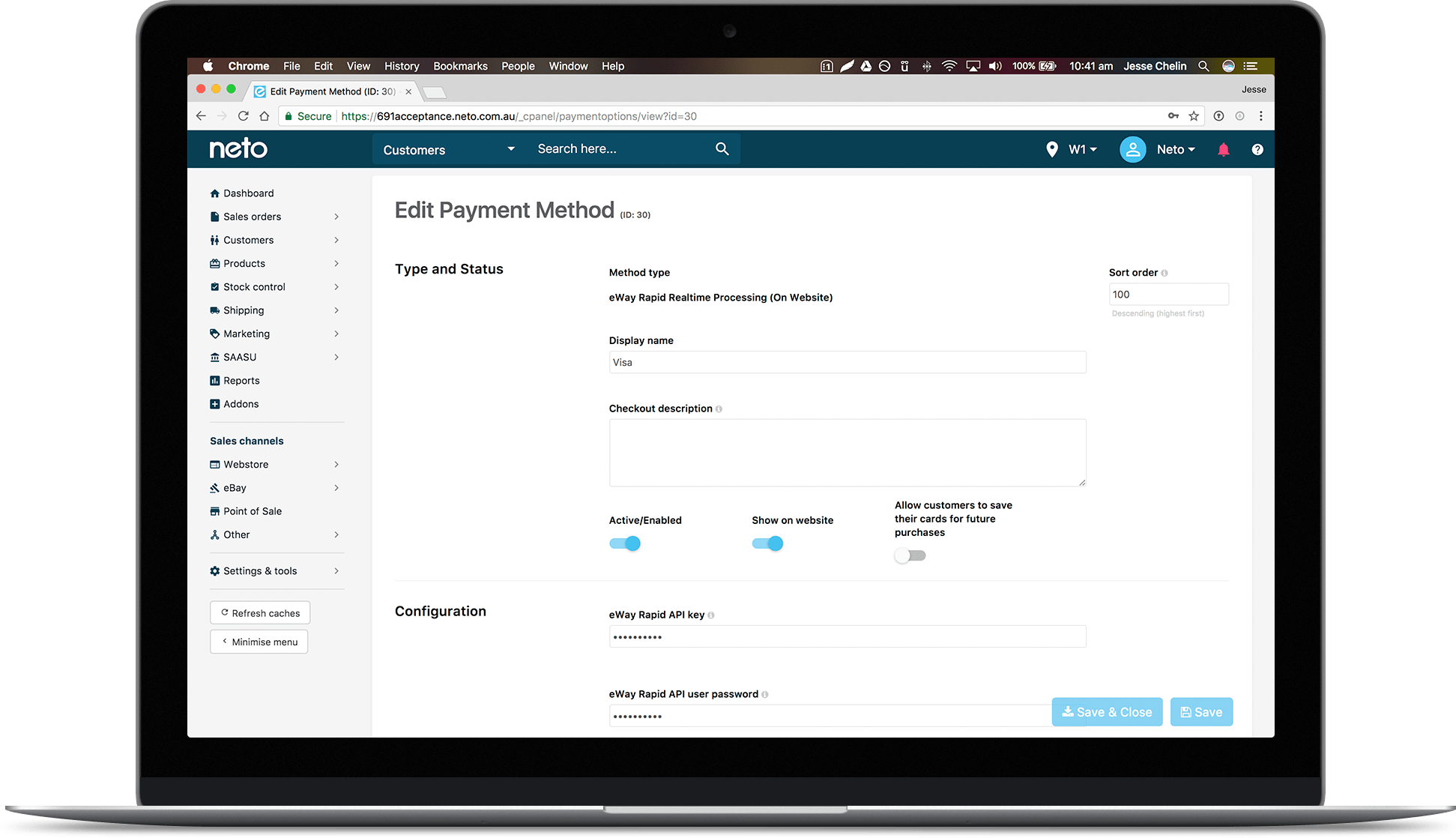 Image for <p id="enable">Enable Stored Cards</p>
